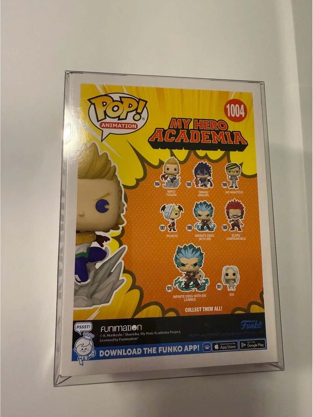 Funko Pop My Hero Academia Mirio Togata #1004 GITD Special Edition